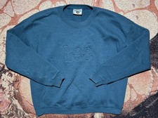 VINTAGE MADE IN USA Lee Heavyweight Crewneck Sweater Dark Teal (Women's) Large