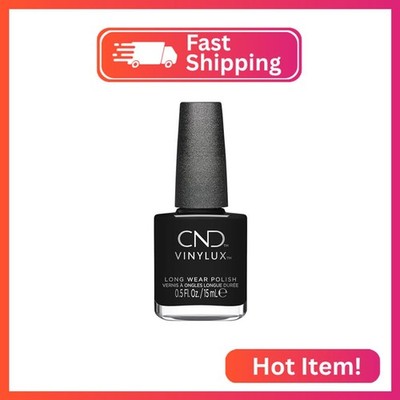 CND Vinylux Longwear Black Nail Polish, Gel-like Shine & Chip Resistant Color, B