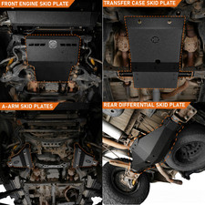 For Toyota Tundra Skid Plate Front Engine Transfer-case A-arm Rear Differential