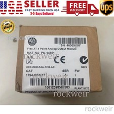 New Allen Bradley 1794-OF4IXT Flex XT 4-Point Analog Output Module US Free Tax