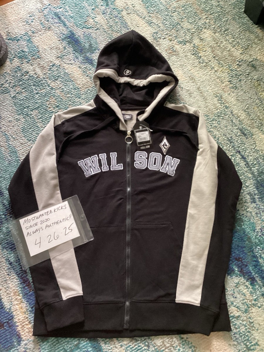 22-23 INSANE JAKET 11 サイズS NWT FISLL WNBA A'ja Wilson Las Vegas Aces #22 Black & Gray