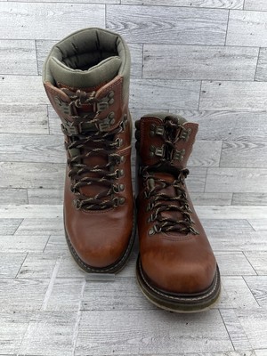 Simms Boots Mens Size 8 Brown Leather Suede Wading Hiking Outdoor Lace Up Shoes