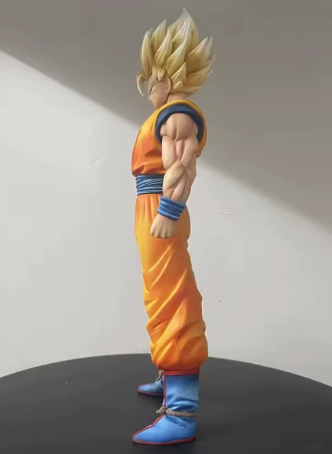 Dragon Ball Z Goku Super Saiyan Figure Statue | DBZ Collector Model NEW - Immagine 2 di 3