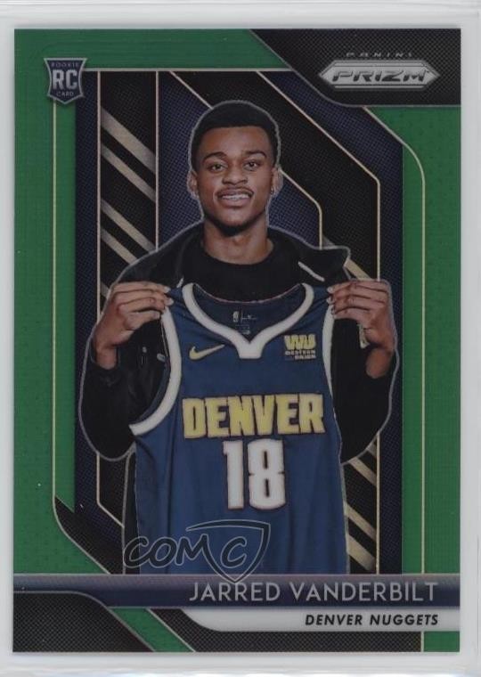 2018-19 Panini Prizm Green Prizm Jarred Vanderbilt #42 0n64