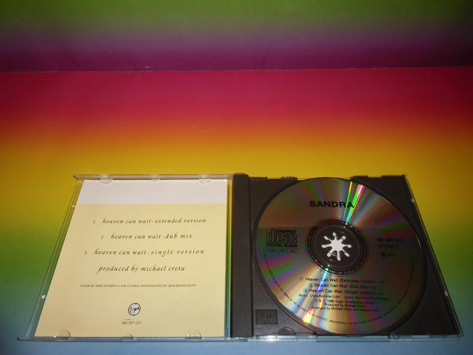 Sandra*Enigma - Heaven Can Wait *1988*VIRGIN*ITALO*DISCO MAXI CD-MINT/NEUWERTIG - Bild 2 von 3