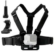 Chest Harness Mount Adjustable Chest Strap Belt with J Hook For Gopro Hero 13- 8