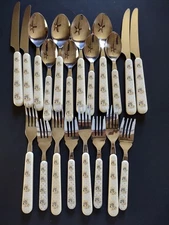 VTG Tienshan Theodore COUNTRY BEAR Stainless Silverware Flatware 20 Pieces Pre