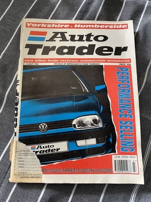 Yorkshire & Humberside Auto Trader Early Issue 1992 Year 2-8 July Performance 