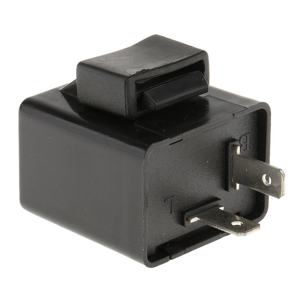Motorcycle Turn Signal Flasher Blinker Relay 12V 2 Pin LED