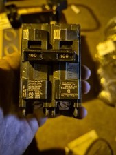 Siemens Q2100 100A 2 Pole 240V Circuit Breaker - Black