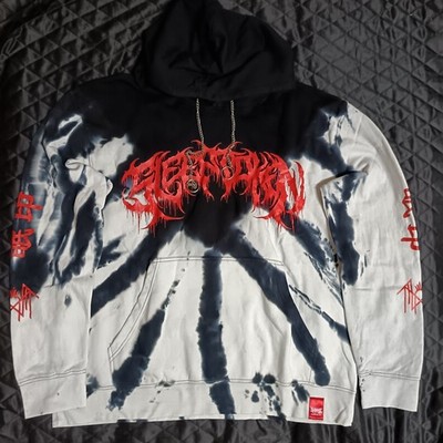 Shibori Threads X Sleep Token V2.0 Metal Band Tie Dye Hoodie Sz 3XL