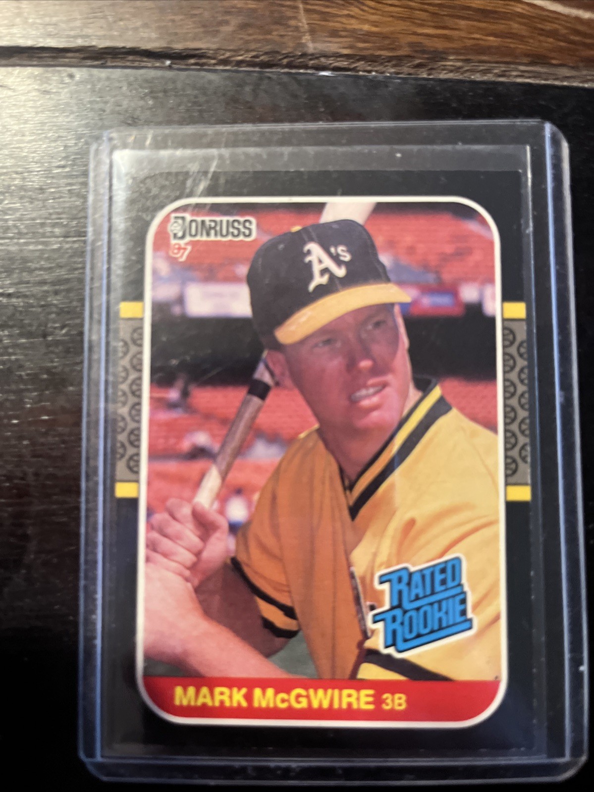 1987 Donruss - Rated Rookie Mark McGwire #46