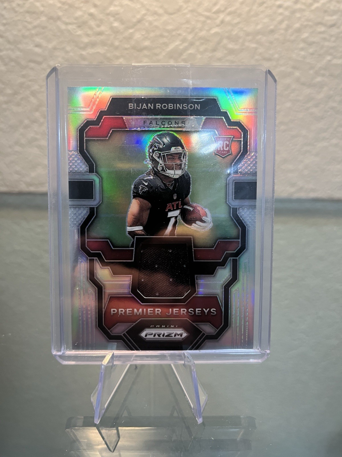 2023 Panini Prizm Bijan Robinson Premier Jerseys Prizm RC #PJ-BR Atlanta Falcons
