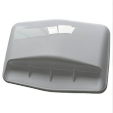 Tout Neuf Voiture Universel Vent Décoration Air Flow Ecope Capot Housse Blanc