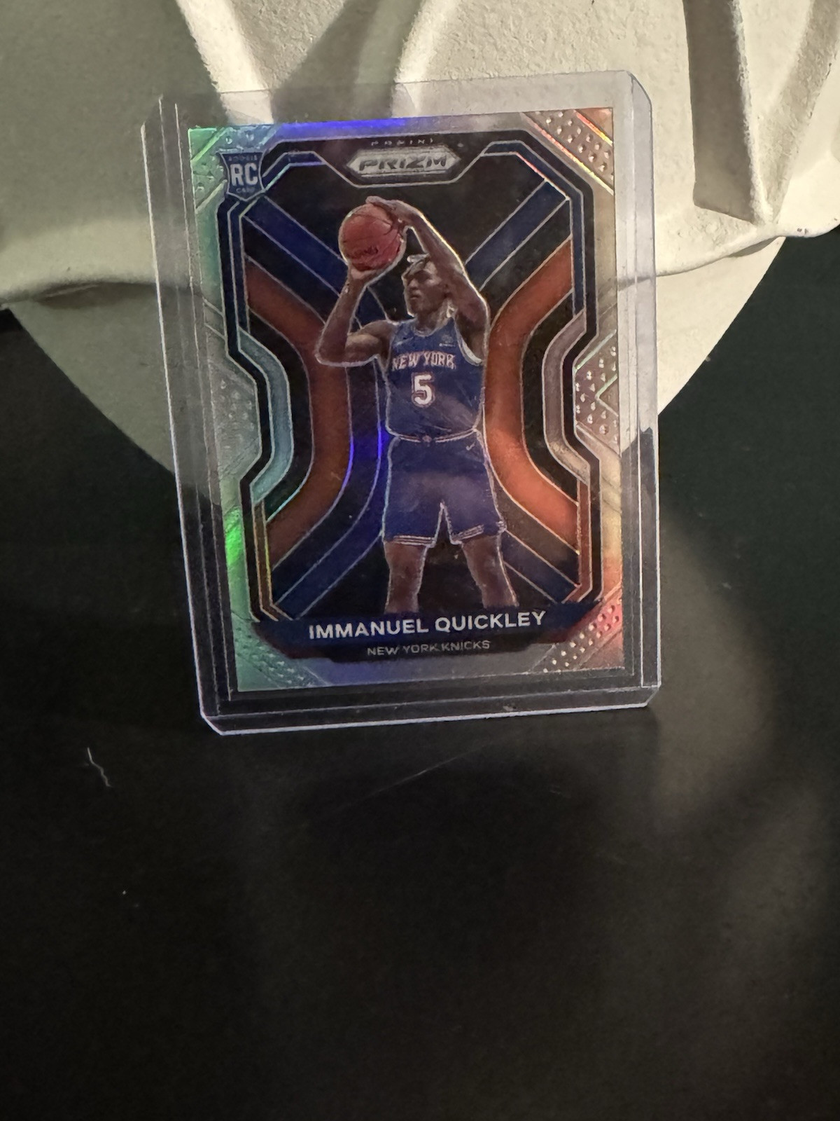 2020-21 Panini Prizm - Silver Prizm #296 Immanuel Quickley (RC)