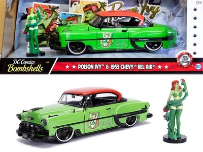 Poison Ivy & 1953 Chevy Bel Air DC Comics Bombshells 1:24 Jada Toys 30455