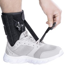 Foot Drop Brace for Walking Lifting Shoes, AFO One Size, Black