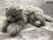 Vintage 1990's Russ Berrie Duchess Persian Plush Gray Cat Kitty Realistic