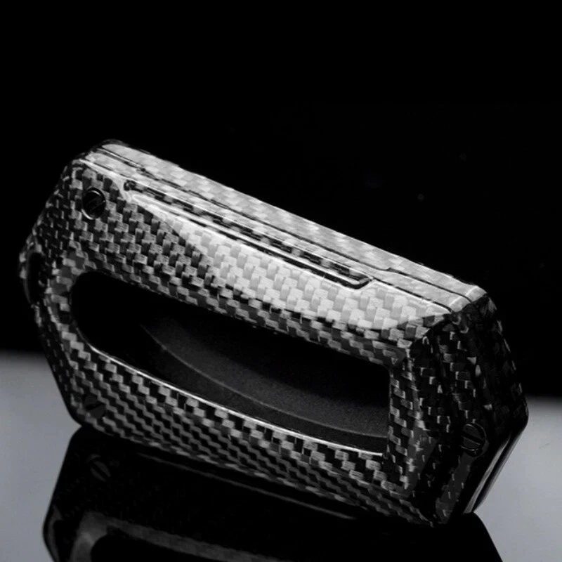 Чехол для автомобильного ключа из углеродного волокна для Nissan Teana 370Z Rogue Sentra Titan Altima - Изображение 3 из 4