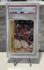 1986 FLEER STICKER #8 MICHAEL JORDAN PSA 7