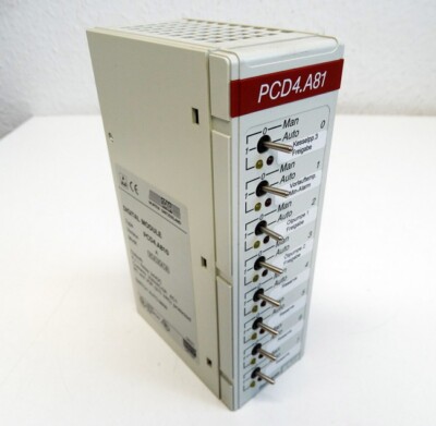SAIA PCD4.A81  PCD4.A810 8x1 Relais 24VDC Ver. A 1 Digital modul -used-