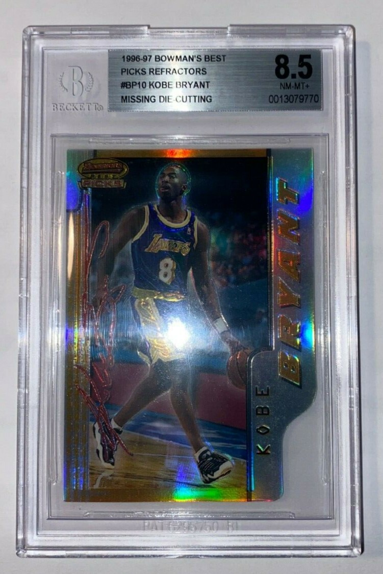 1996-97 Kobe Bryant Bowman's Best Picks Refractor #BP10