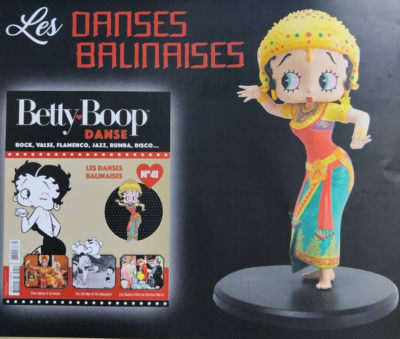 Statuette BETTY BOOP - chanteuse de cabaret - Label Emmaüs