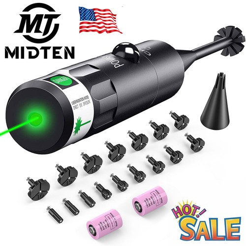 Green Laser Bore Sight Collimator For .17 to 12GA Caliber Dot ...