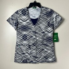 WS Gear gray and black scrub top size XS