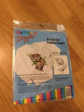 Dizzle Art Pre Shaded Iron On Fashion Transfer Koala Bear 50041