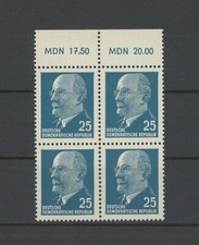 DDR ULBRICHT 934 X x I OR-4er-BLOCK postfrisch ** m4276