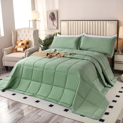 New-Oversized California King Comforter Set 120x120, Extra Large King Size Quilt