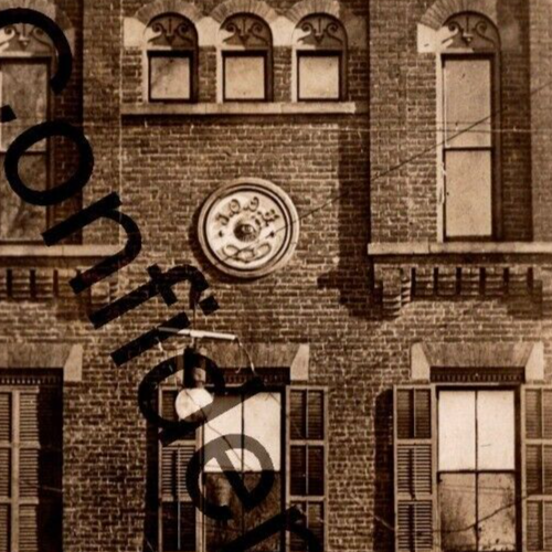 Echt Foto Odd Fellows Hall Empire Theatre Green Island NY New York RP RPPC O313 - Bild 3 von 3