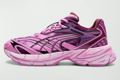 Puma Pleasures x Velophasis Overdye Purple Pink Y2K Sneakers Men Sizes 391696-01