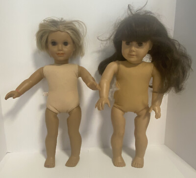 Pleasant Company American Girl 18” Doll- TLC For Parts/Repair Lot Of:  /Read