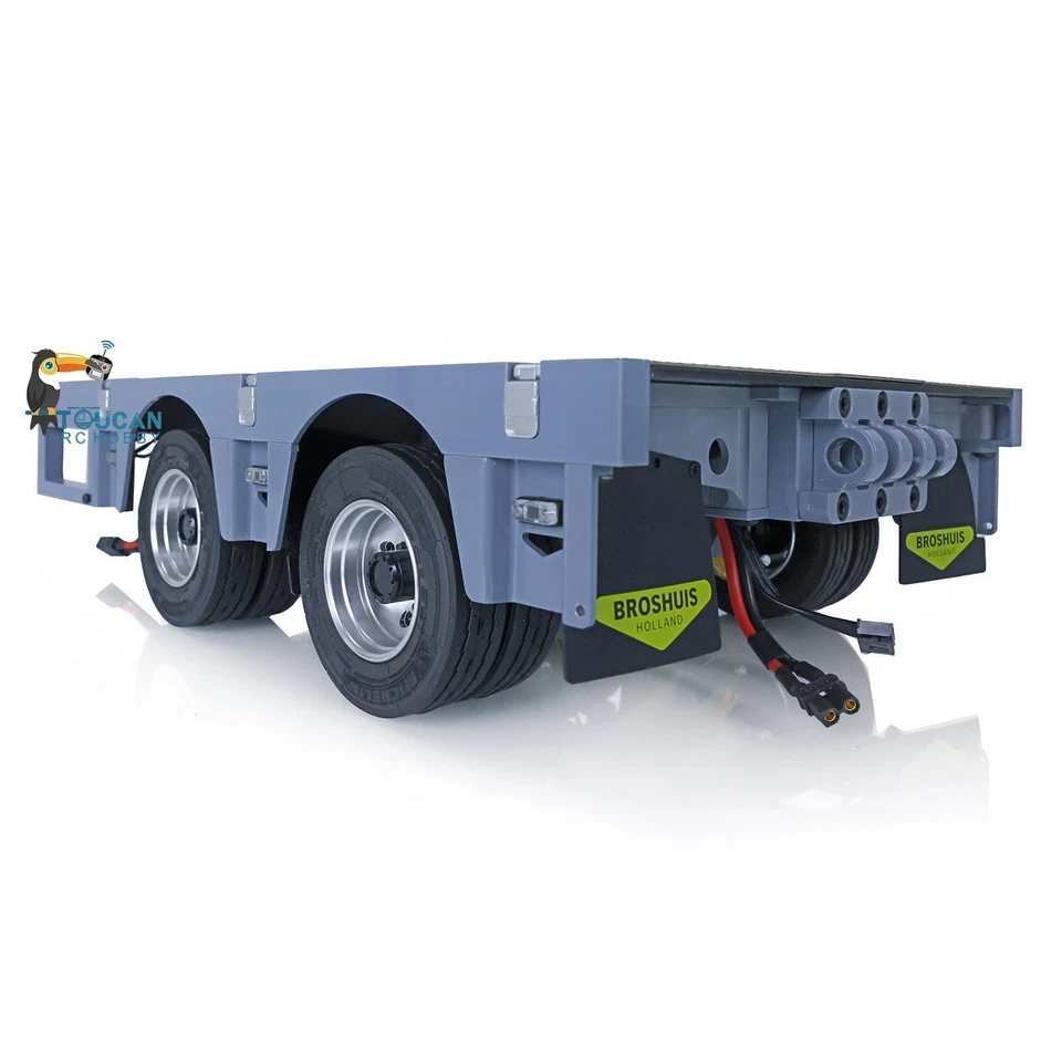 2Axle Metal Trailer Module For Tamiya 1/14 Metal CNC 5Axle Heavy Trailer Truck - Image 4 of 4