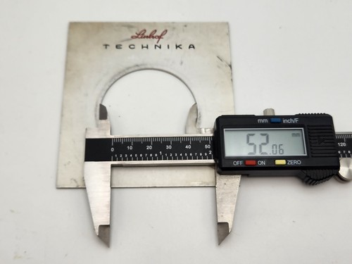 Linhof Technika 9x12 4x5 Large Format Metal Lens Board w/ 52.5mm Hole - Germany - Picture 6 of 6