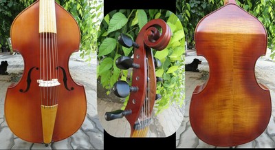 Baroque Style SONG Brand Maestro 7 strings 27'' viola da gamba rich sound #14160