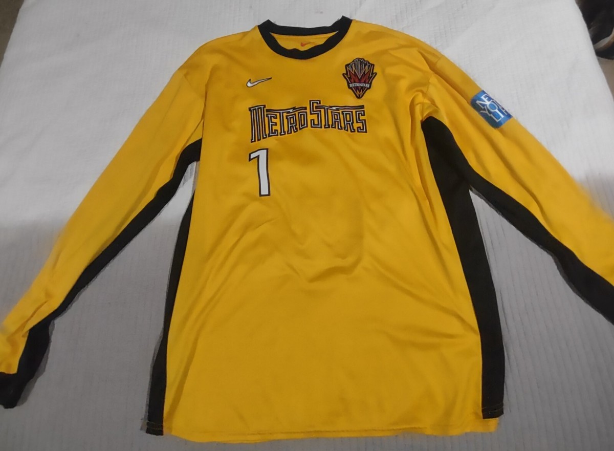 Nike Authentic New York Jersey NY/NJ Metrostars MLS Soccer Men's