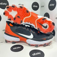 Nike Alpha Huarache Elite 3 Low MCS Baseball Cleats Mens Orange CZ4453-001 Sz 15