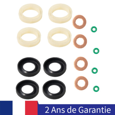 Kit De 16 Joints Pour Injecteurs 1.6 HDi - Compatible Peugeot, Citroën, Ford, Volvo - Réf. 1982A0, 198299, Etc. - 2
