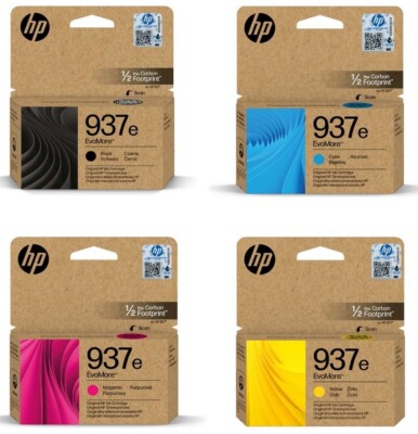 Original HP 937e Evo More Tintenpatrone 4S6W6NE, 4S6W7NE, 4S6W8NE, 4S6W9NE, SET