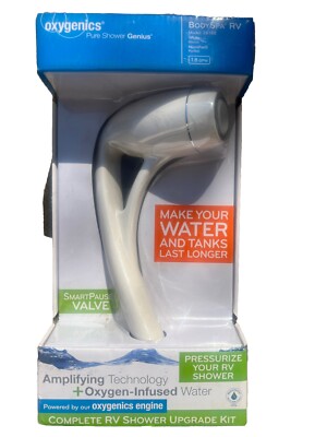 Oxygenics RV Body Spa Pure Shower Genius Model Number 26788 Kit New Camping