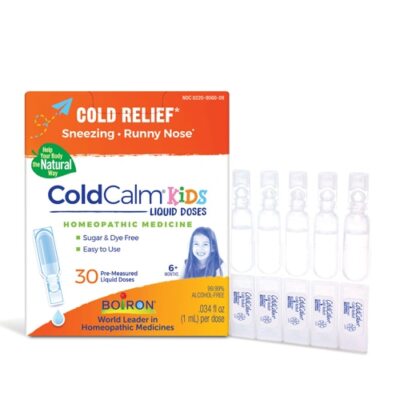 Boiron ColdCalm Kids - 30 Flüssigdosen - homöopathische Erkältungslinderung für Kinder