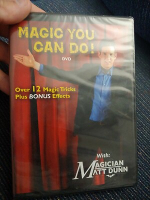 Matt Dunn - Magic You Can Do DVD . 12 Tricks Plus Bonus Effects 