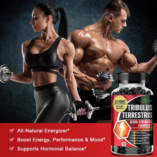 Tribulus Terrestris Extrak = 120 cápsulas - dosis alta - musculación + Testo - Imagen 6 de 10