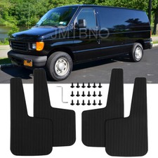 For Ford E150 E250 E350 Van 4pcs Mud Flaps Splash Guard Mudflaps Mudguard Rubber For Ford E150 E250 E350 Van 4pcs Mud Flaps Splash Guard Mudflaps Mudguard Rubber
