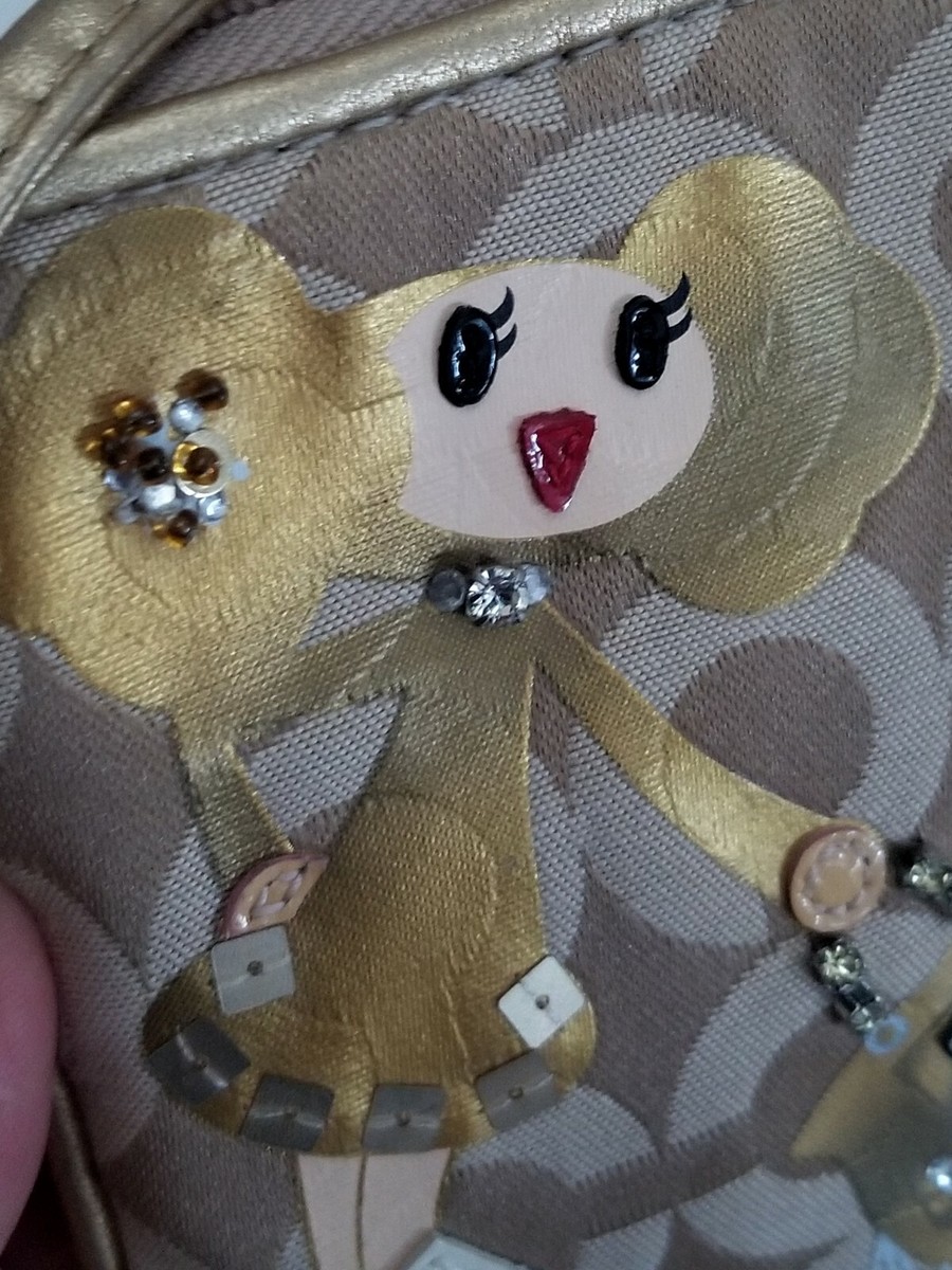 COACH Poppy バッグ ネイビー/ゴールド Coach Poppy Pop Jazzy Convertible Shoulder Bag/ Crossbody