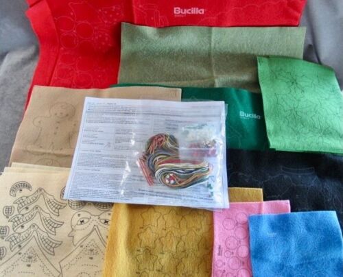 BUCILLA/MARY ENGELBREIT "MARY'S WREATH" TREE SKIRT KIT #HD85466----**READ**