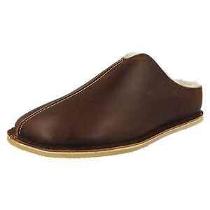 clarks leather mule slippers